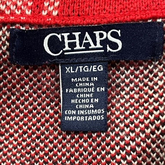 Chaps Asymmetrical Red Black White Notched Collar Zip Buffalo Plaid Vest Woman's - Picture 4 of 6